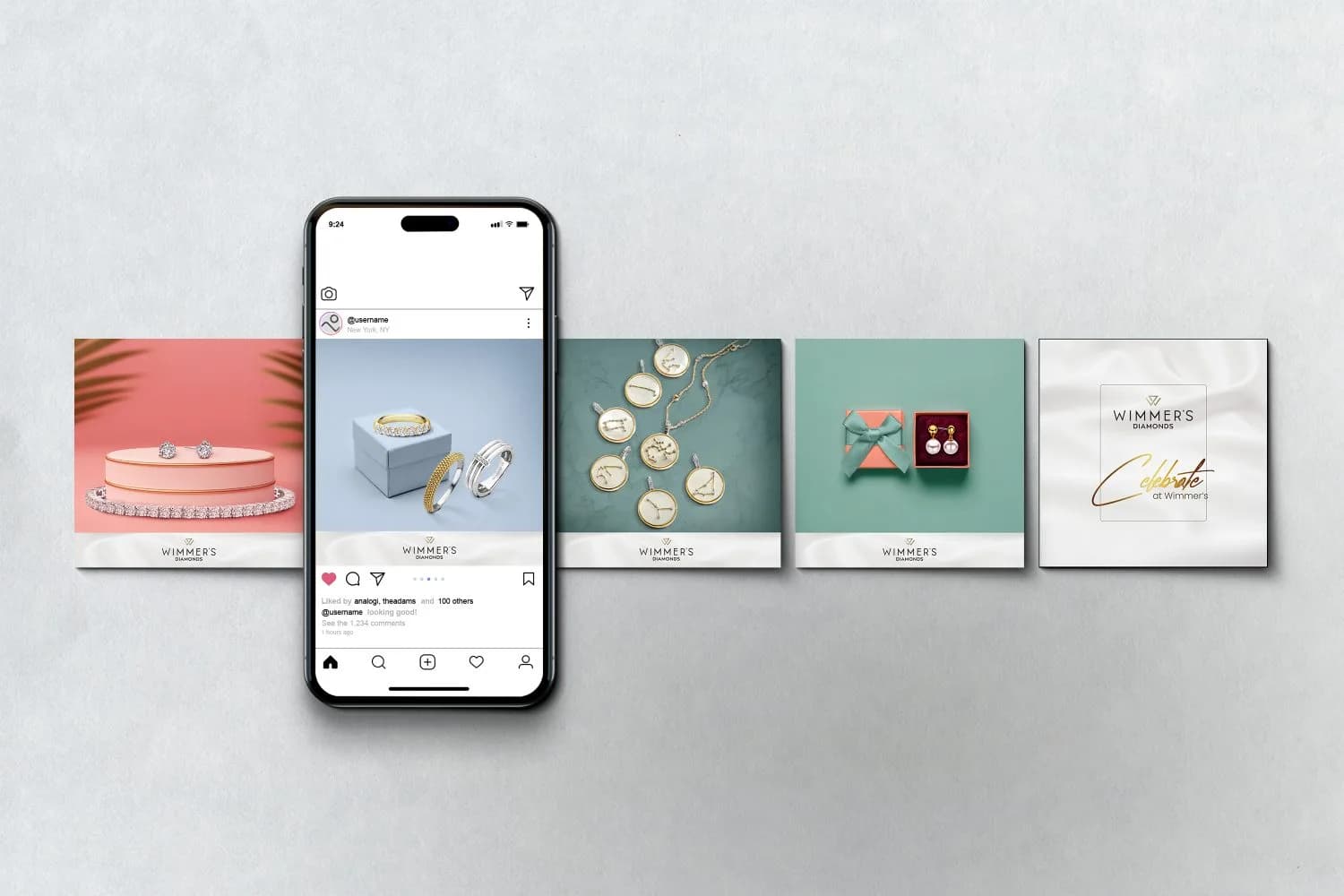 Digital ad creative shown on a phone and displays