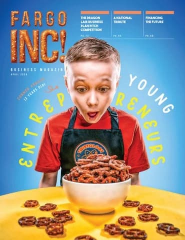 Fargo INC! April 2026 cover: Young Entrepreneurs